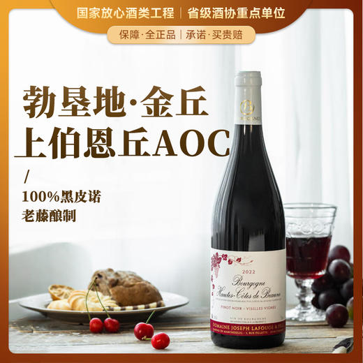 【金丘·上伯恩丘AOC】法国约瑟夫庄园上伯恩丘老藤干红葡萄酒 13%vol 商品图0