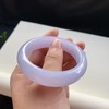 高货紫罗兰色翡翠手镯 传家宝温润圆满中式翡翠手镯49625031816H（一口价） 商品缩略图4