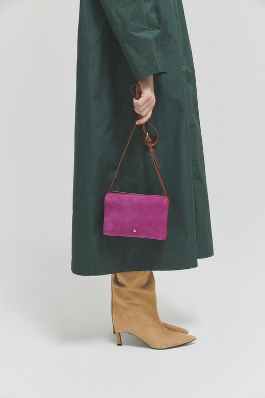 HERBERT LE MINI BEA VELOURS - 玫红色 商品图0