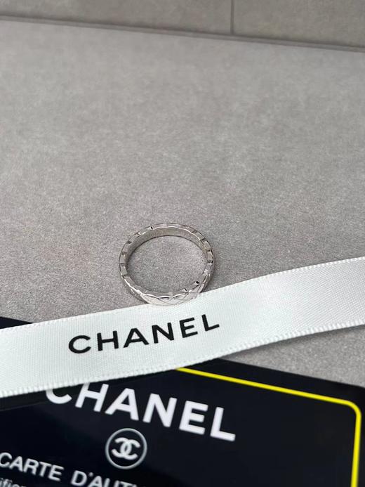 TB32-香奈儿菱格纹窄版戒指镶钻 无钻（XK） 商品图5