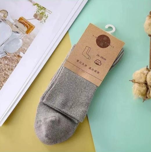 素道素色男袜 商品图0