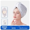 法式贵妇双层缎面加厚干发帽 商品缩略图3