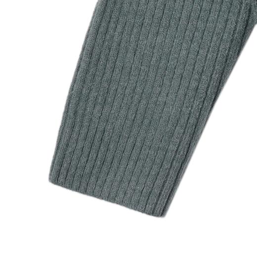 SDSA男士秋冬新款痞帅男装纯色polo领毛衣下摆流苏设计百搭针织衫 商品图4