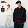 NPC潮牌胸口刺绣【达利的钟】半开襟拉链卫衣男新款秋季NP58ST10 商品缩略图0