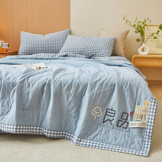無印良品色织全棉水洗夏被MJ-BZ6195—rxs 商品图1