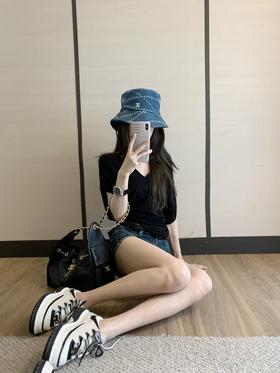 MJ03-香奈儿chanel牛仔渔夫帽/棒球帽(COCO)