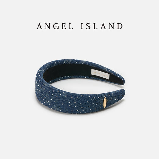 ANGEL ISLAND 深蓝牛仔发箍 百搭休闲发饰 商品图1