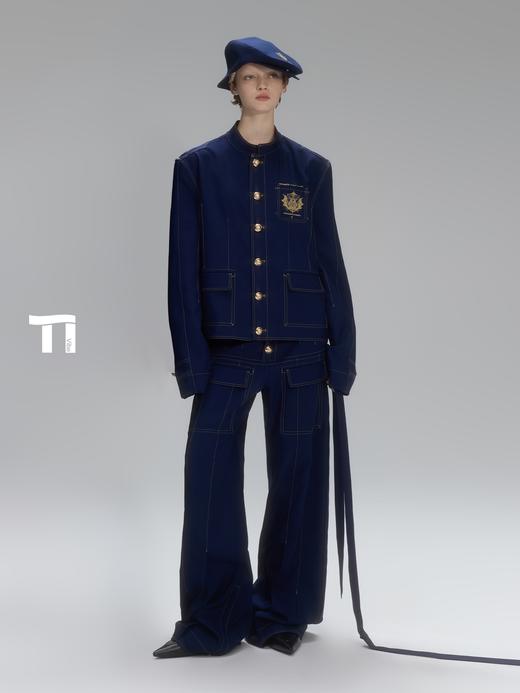 启世录TIWILLTANG“蓝血新贵”徽章夹克巨星款套装【主理人推荐】 商品图0