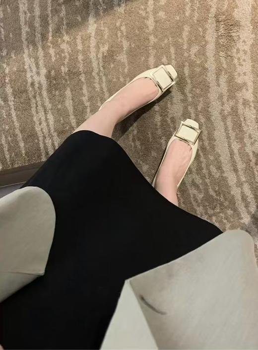 （老板自留）火桐hooton 跟高4.6cm 小羊皮浅口中跟单鞋XZ79625 商品图3