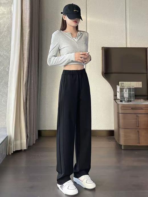 11.11直降到底！！【秋上新】3756 35.9%天竹纤维质感休闲裤弯刀裤-喜出 商品图0