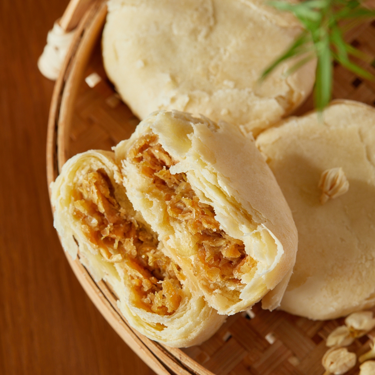 食味的初相茉莉鲜花饼|现烤现发！16朵茉莉花1个饼，清新不甜腻