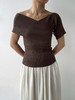 Viktoria Chan | SS21012-S  Nova wrap knit-Short Sleeves [短袖针织上衣] 商品缩略图12