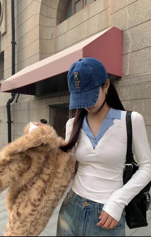 MJ32-Ralph Lauren小熊棒球帽 牛仔面料(COCO) 商品图1