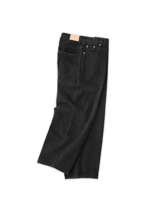 Evistub/E-4QCK615/13OZ超宽松阔腿牛仔裤 商品图0