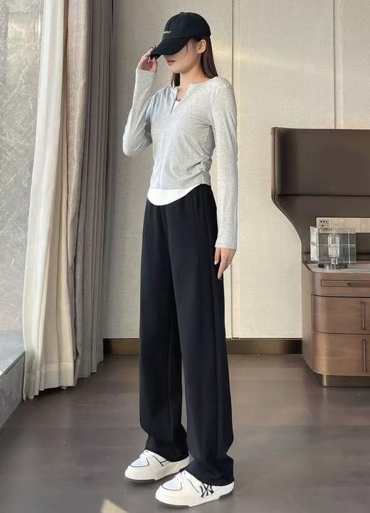 11.11直降到底！！【秋上新】3756 35.9%天竹纤维质感休闲裤弯刀裤-喜出 商品图3