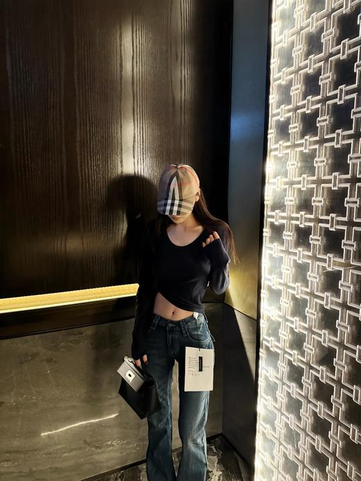 MJ30-巴宝莉格纹棒球帽 两色(COCO) 商品图0