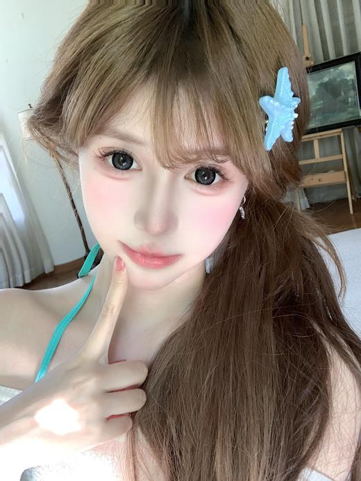 hanawink半年抛  古早大奶糖 灰/古早大蜜糖 咖 14.5mm 着色14.3 商品图3