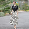 WZ52839夏季上新气质时尚简约优雅印花背带连衣裙搭小衫洋气减龄透气 商品缩略图2