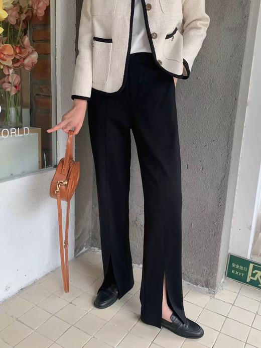 冰点价！仅限11.11！退货勿拍 直降到底！！【超值特卖】中缝开叉弹力休闲裤显瘦裤-喜出 商品图0