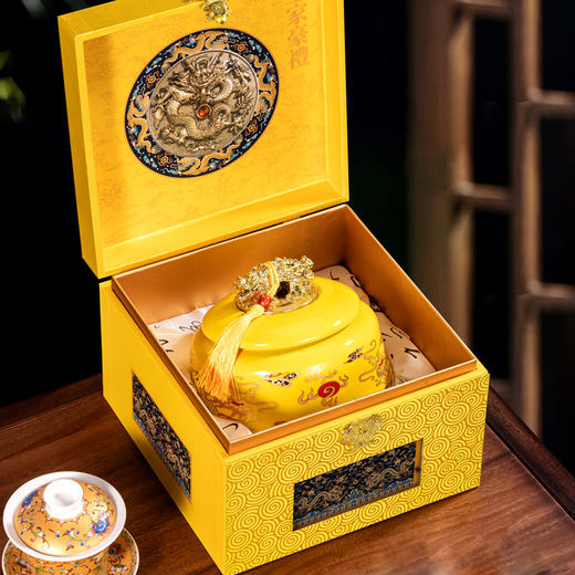  佰儒节日礼品 特级 新茶 正山小种红茶茶叶陶瓷罐 礼盒装250g 商品图3