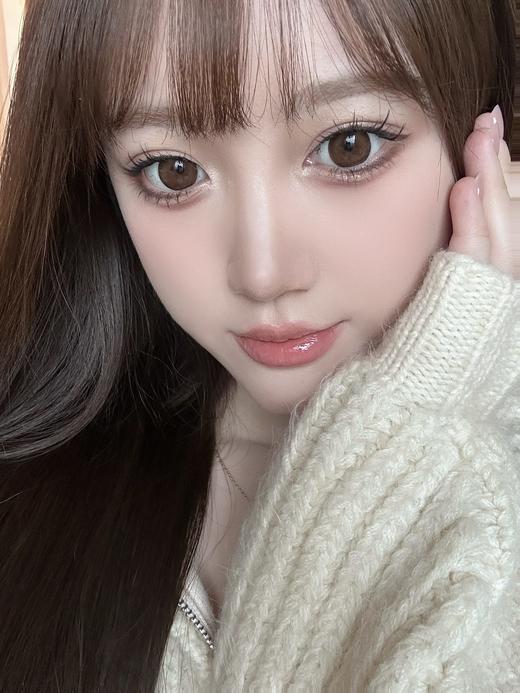 hanawink半年抛  甜丧黑兔/咖啡时间/生巧布朗尼/溏心露珠 14.5mm 着色14.0 黑/咖/棕/灰 商品图6