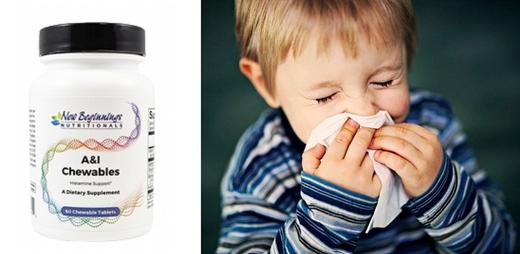 【美国医生五星推荐-儿童鼻敏咀嚼片】A&I Chewable 60片  鼻敏感 呼吸道健康 天然成分 流鼻水 支持健康组胺 儿童喜爱口味 商品图2