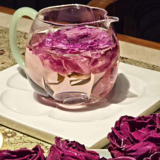 法国🇫🇷引进品种【头茬冻干墨红玫瑰】✅“花青素王者”​ ​ ✅花农清晨纯人工采摘​​ ✅冻干技术高还原，喝一口满口花香 商品图2