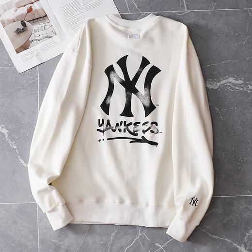 【MLB大logo印花圆领卫衣MTB05】经典男女同款时尚休闲圆领宽松卫衣25春夏新款 商品图8