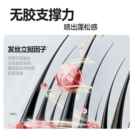 杰威尔头发造型喷雾去油蓬松水发胶发泥定型喷雾定型液自然蓬松神器男士女士通用 商品图2