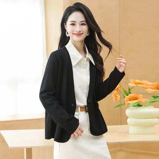 气质高级感秋装上衣，中年妈妈装针织开衫洋气CC-AB25014 商品图1