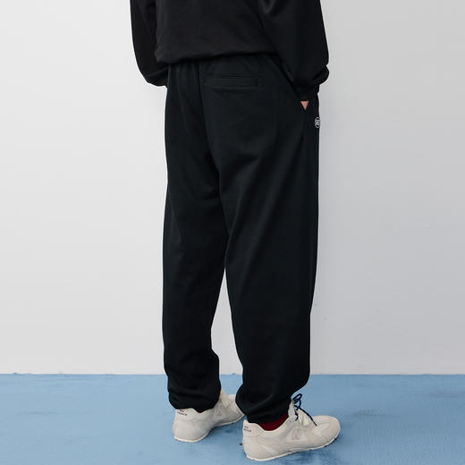 NPC潮牌小字母印花&绣花束脚毛圈运动卫裤松紧腰男秋休闲NP58SP02 商品图2