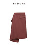 HIDEMI 极简不对称设计感西装口袋手工拱针堆叠半身裙 商品缩略图10