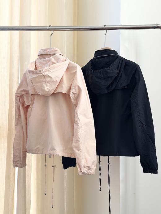 TY27-Burberry博柏利 SS25 纯色连帽双向拉链开合夹克外套 女款（QQ） 商品图6