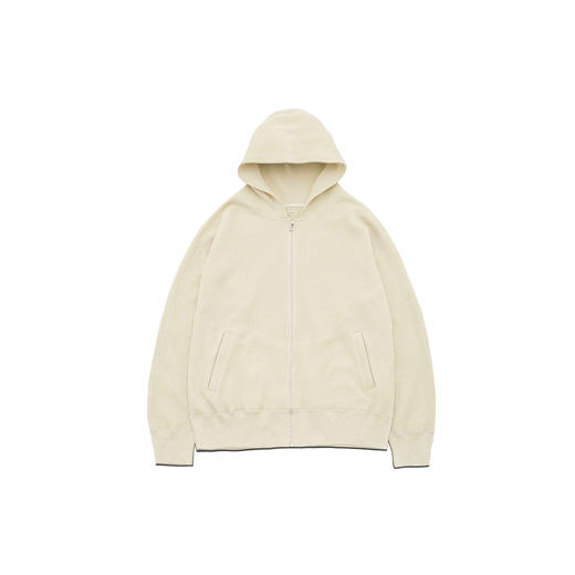 nanamica Zip-Up Thermal Hoodie 男女款华夫格拉链连帽卫衣 商品图3
