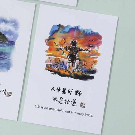 小林漫画 高端棉卡纸 特种纸张 明信片 凹凸纹理  明信片 商品图8