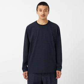 nanamica COOLMAX Stripe Jersey L/S 男女款透气干爽条纹长袖T恤