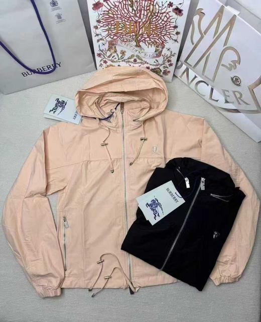 TY27-Burberry博柏利 SS25 纯色连帽双向拉链开合夹克外套 女款（QQ） 商品图4