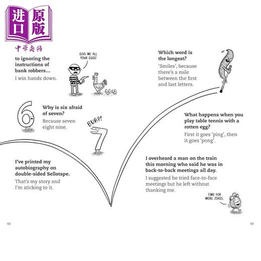 【中商原版】弹簧单高跷上的便便 A Poo on a Pogo Stick 英文原版 儿童幽默搞笑笑话合集 笑话书 进口童书 Olaf Falafel 商品图3