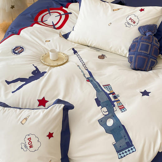【清仓140元/套】40支全棉水洗棉四件套 四季可用卡通男孩纯棉套件【不支持退换货】 商品图6