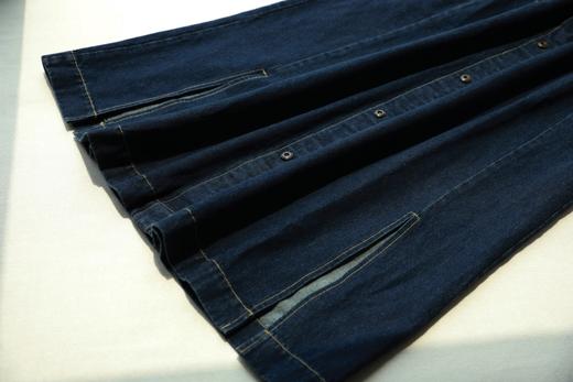 半松紧开叉牛仔半裙，推荐人手一条，不退换～ 商品图10