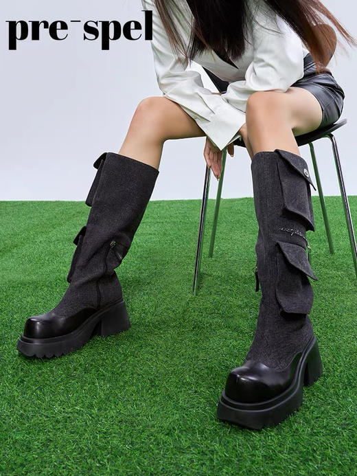 漫画腿口袋靴 商品图2