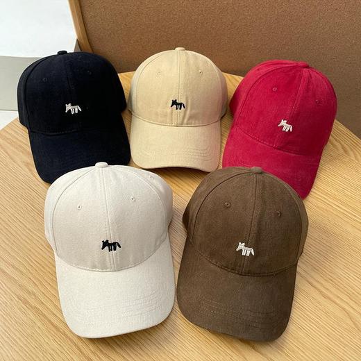 24.9米get秦*岚同款！【喵小仟小狐狸刺绣棒球帽】刺绣设计 秋冬磨毛款 百搭情侣鸭舌帽 加宽帽檐设计 商品图3