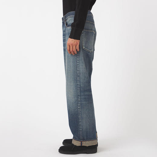 nanamica Selvage Denim Pants 男装宽松直筒水洗牛仔裤 商品图2