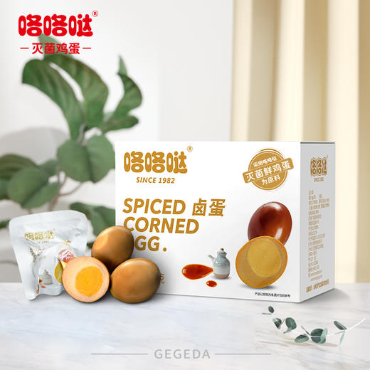 咯咯哒清淡口味卤蛋20枚无防腐剂 商品图2
