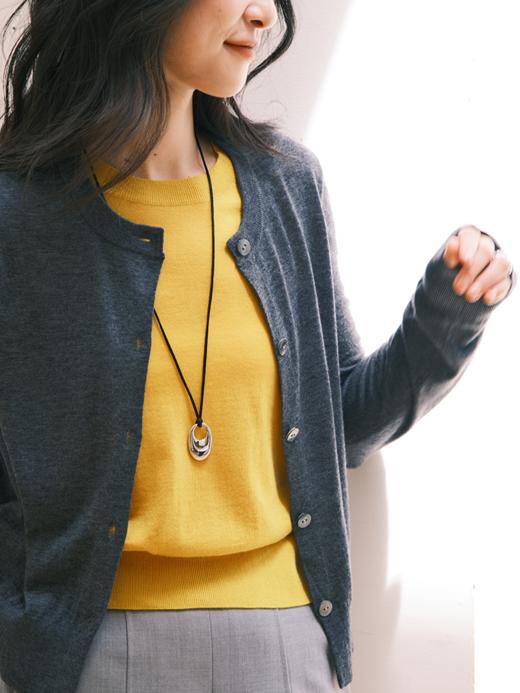 知识分子撞色假两件毛衫 FCF3WST100 商品图13