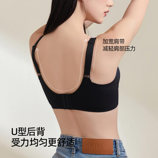 熳洁儿 提拉聚拢无痕内衣百搭光面聚拢防下垂文胸按摩花瓣杯25761505 商品图7