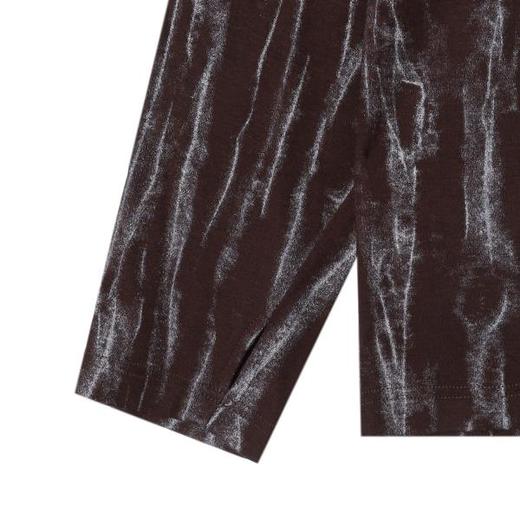 T4844SDSA男士秋冬新款痞帅肌理纹晕染半高领长袖T恤休闲百搭潮流上衣 商品图4