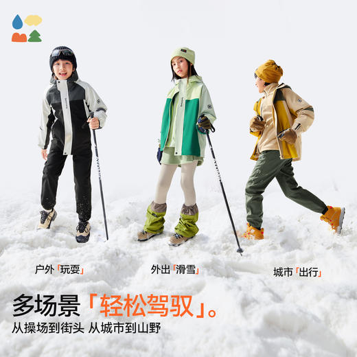 【撞色三合一外套】森林棠25秋冬新款防风儿童三合一风衣中大童外套61653014 商品图4