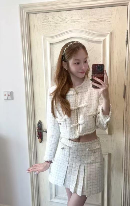 TY328-香奈儿 格纹白色半裙（PG*MM） 商品图1