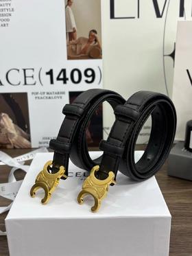 全套包装，CELIN 赛琳女士凯旋门腰带 | 一眼心动，复古与高级感完美融合